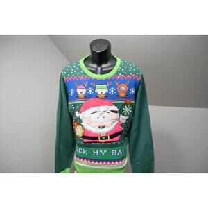 South Park Ugly Christmas Sweater Light Up & Singing Mr. Hanky Mens Size XL